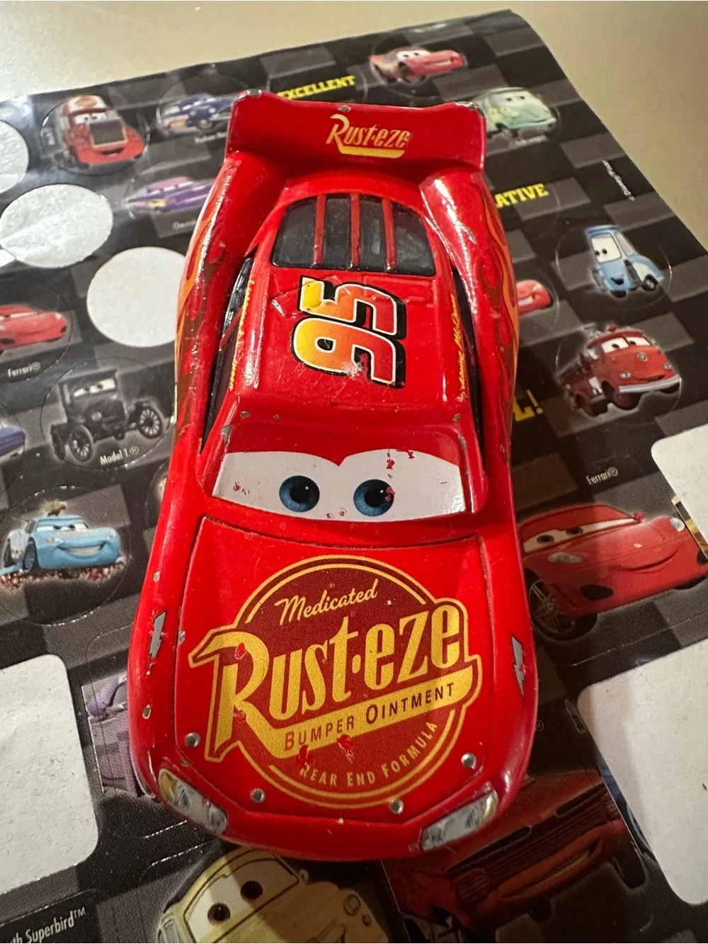 Disney/Pixar CARS Lightning McQueen & Finn McMissle